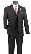 Vinci Suit MV2TR-Black - Church Suits For Less