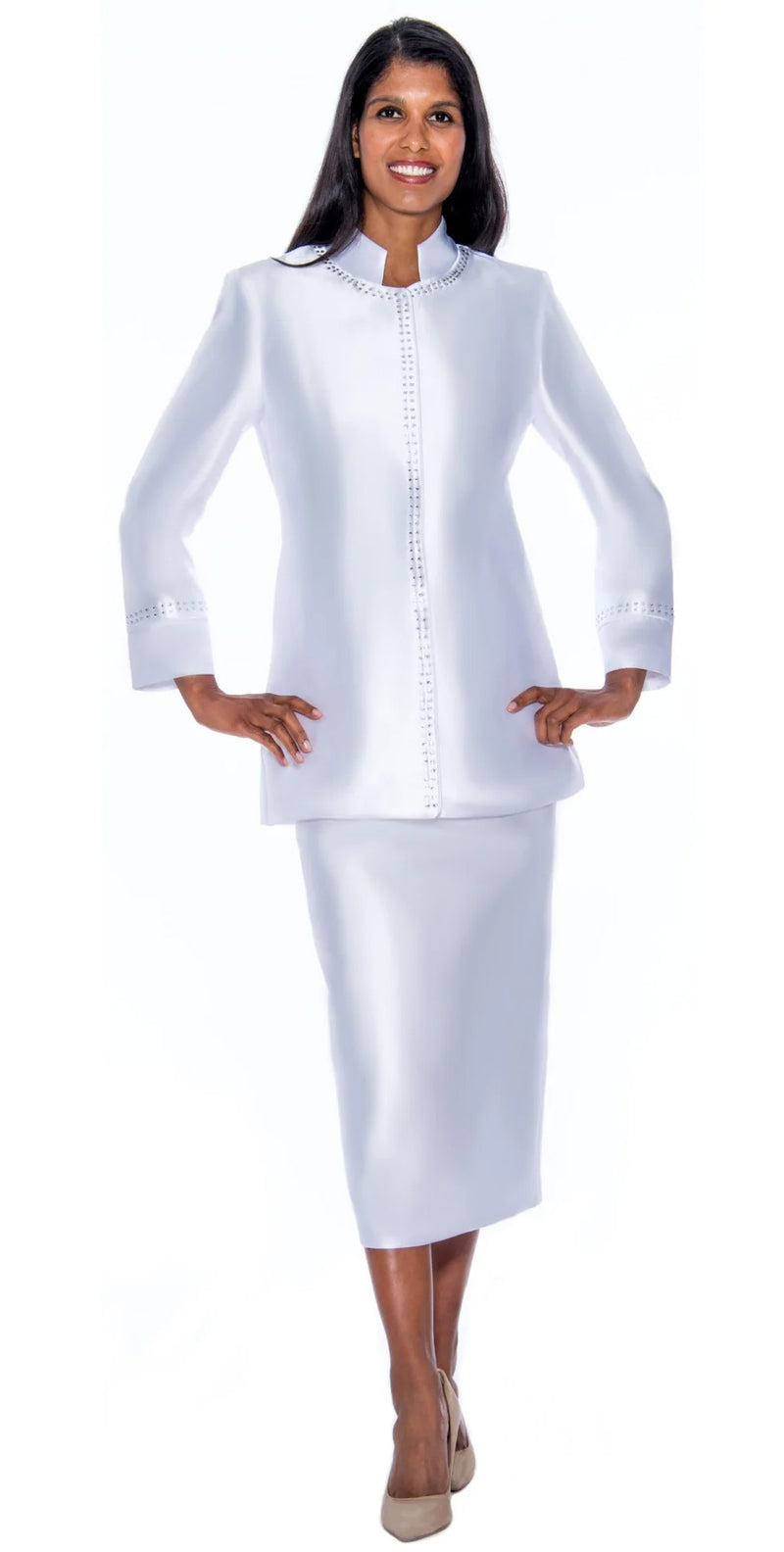 Devine Usher Set RR9142-White - Church Suits For Less