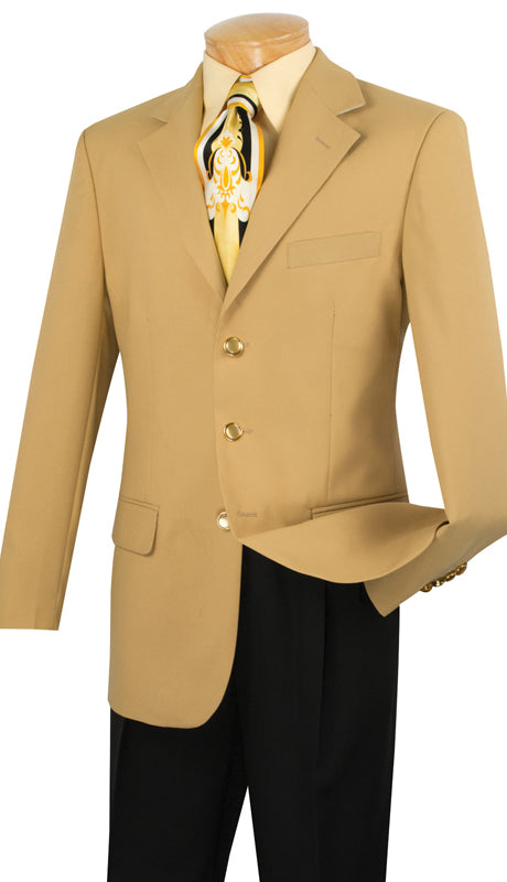 Vinci Men Blazer Z-3PP-Gold - Church Suits For Less