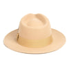 Men Crushable Tan Fedora Hat - Church Suits For Less