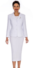 Giovanna Usher Suit 0824- White - Church Suits For Less
