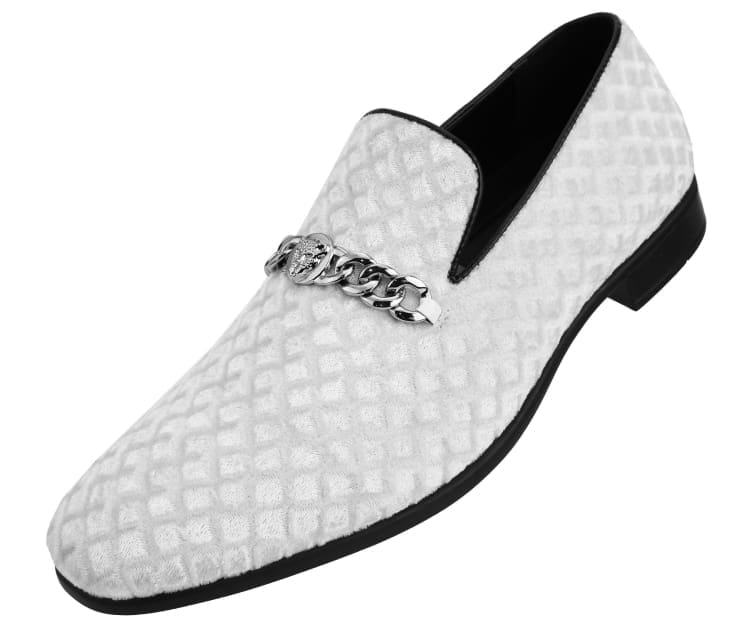 Men's Dress Shoe Felix White - Church Suits For Less