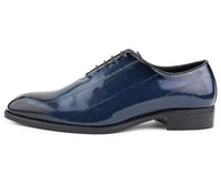 Men Dress Shoes-Brayden Navy - Church Suits For Less