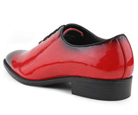 Men Dress Shoes-Brayden Red - Church Suits For Less