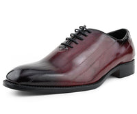 Men Dress Shoes-Brayden Burgundy - Church Suits For Less