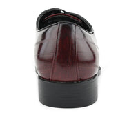 Men Dress Shoes-Brayden Burgundy - Church Suits For Less