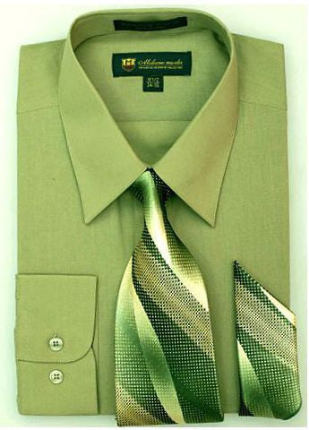 Men Dress Shirt SG-21-Mocha - Church Suits For Less