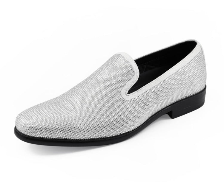 Men's Dress Shoe Dazzle White - Church Suits For Less