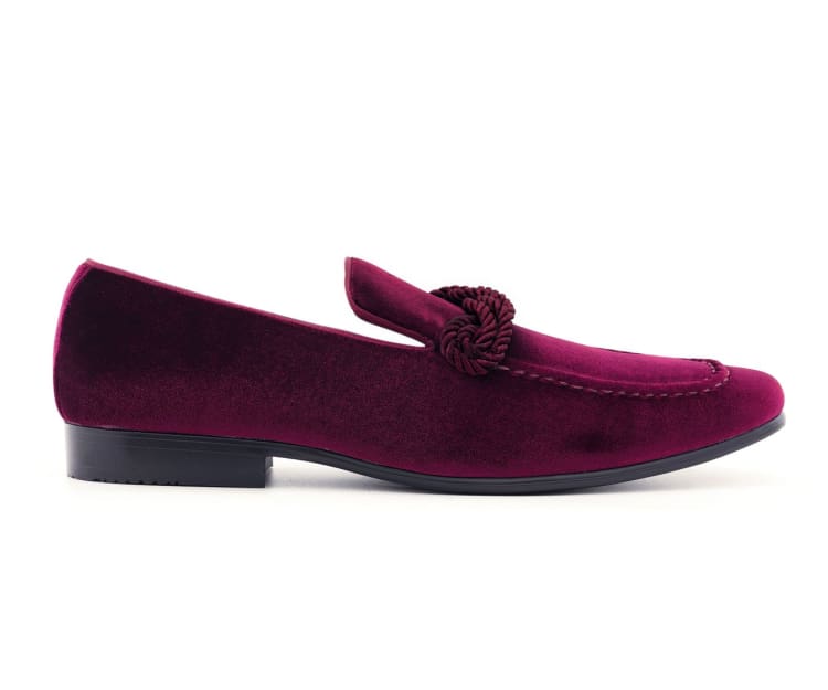 Men Dress Shoes-Esses Burgundy - Church Suits For Less