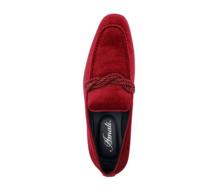 Men Dress Shoes-Esses Red - Church Suits For Less