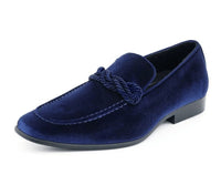 Men Dress Shoes-Esses Navy - Church Suits For Less