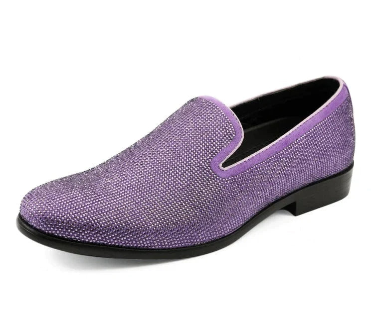 Men's Dress Shoe Dazzle(C)Lavender - Church Suits For Less